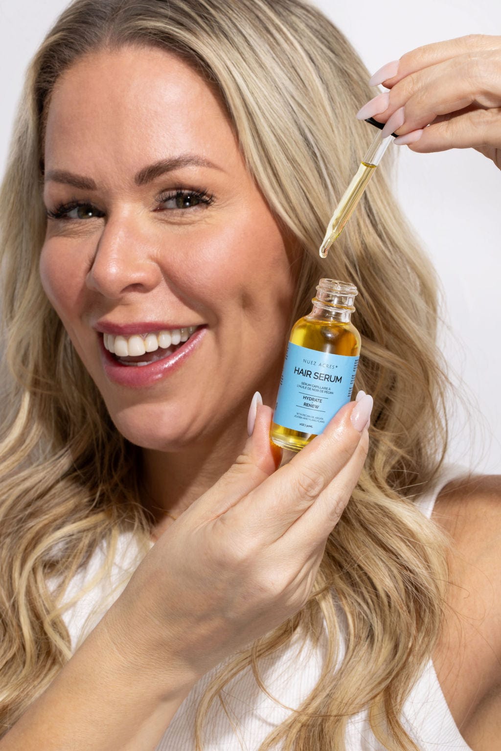 Nuez Acres® Hair Serum – Fuller, Healthier Hair with Pecan & Jojoba Oi