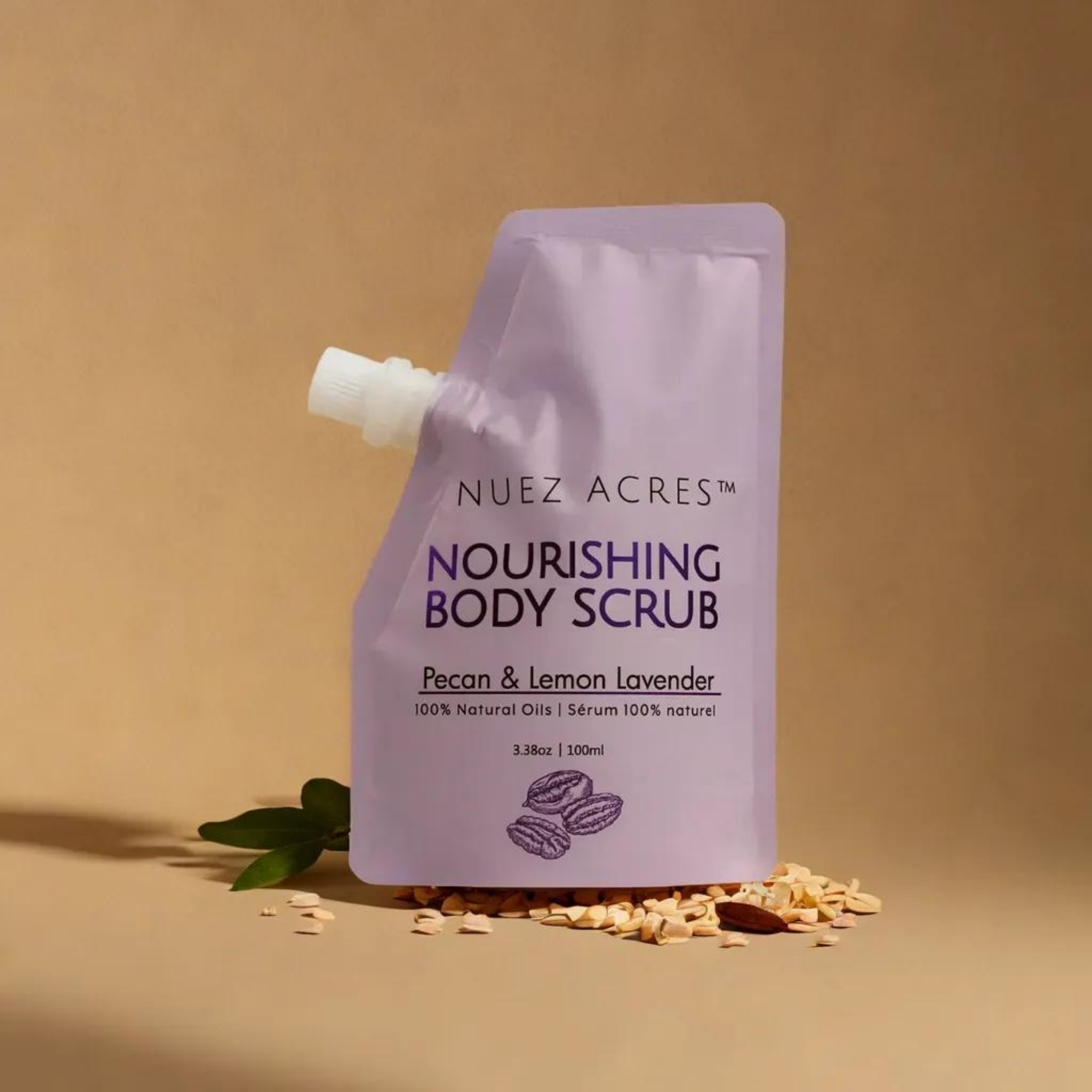 NUEZACRES Body Scrub Nuez Acres® Nourishing Body Scrub with Pecan + Lemon &amp; Lavender Pecan, Lemon &amp; Lavender Nourishing Body Scrub | Nuez Acres® scrub Lemonlav 628011566157