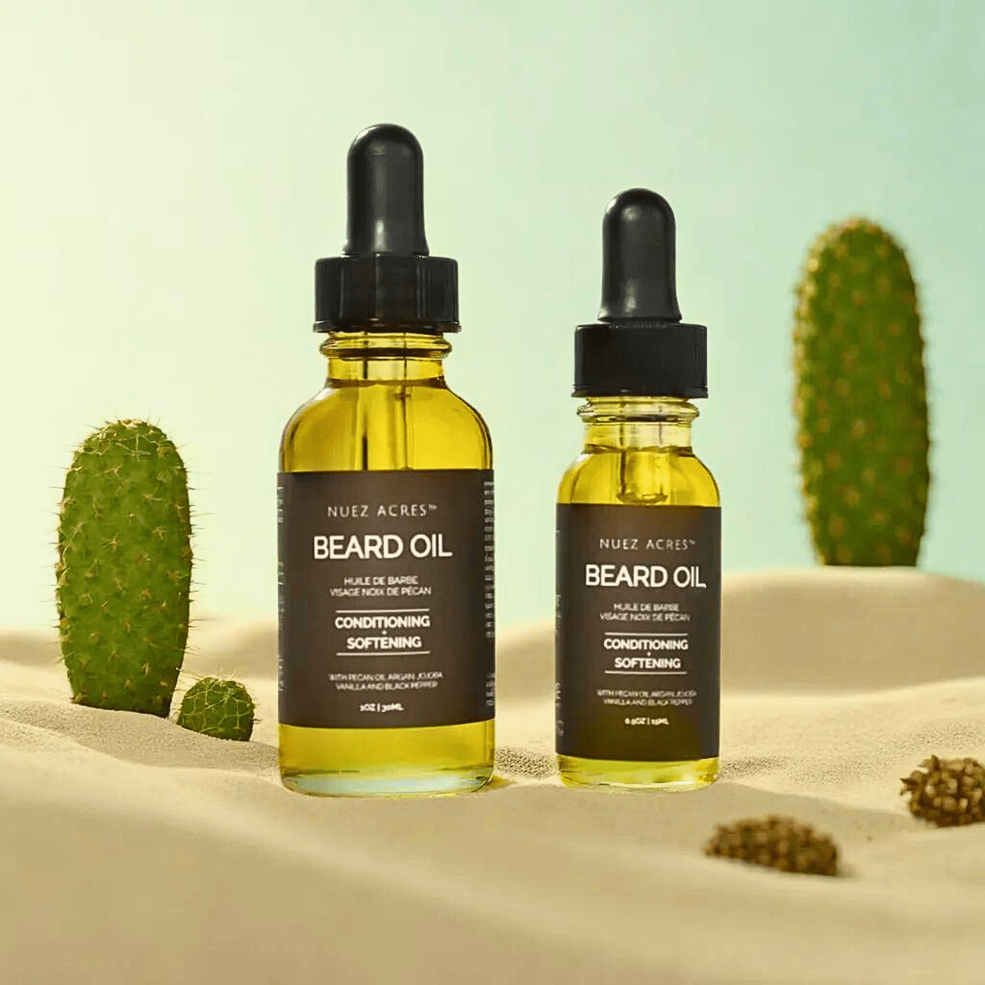 NUEZACRES Beard Oil Nuez Acres® Hydrating Beard &amp; Moustache Serum – Nourishment with Pecan &amp; Argan Oil